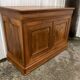 Sideboard and chest in burr walnut, late 19th century, Louis Philippe