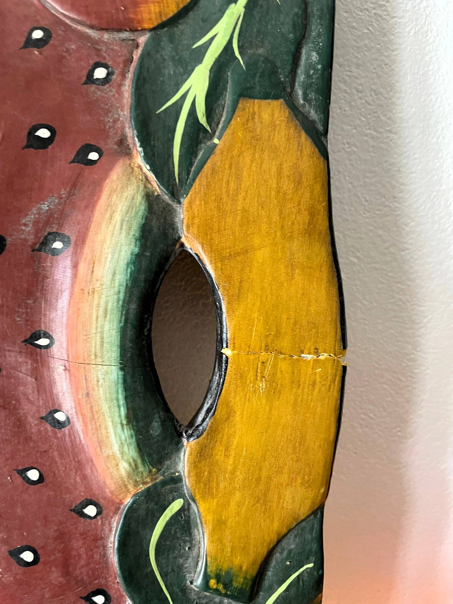 Handcrafted wooden tray