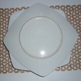 Very large white plates, 3 lots of 2