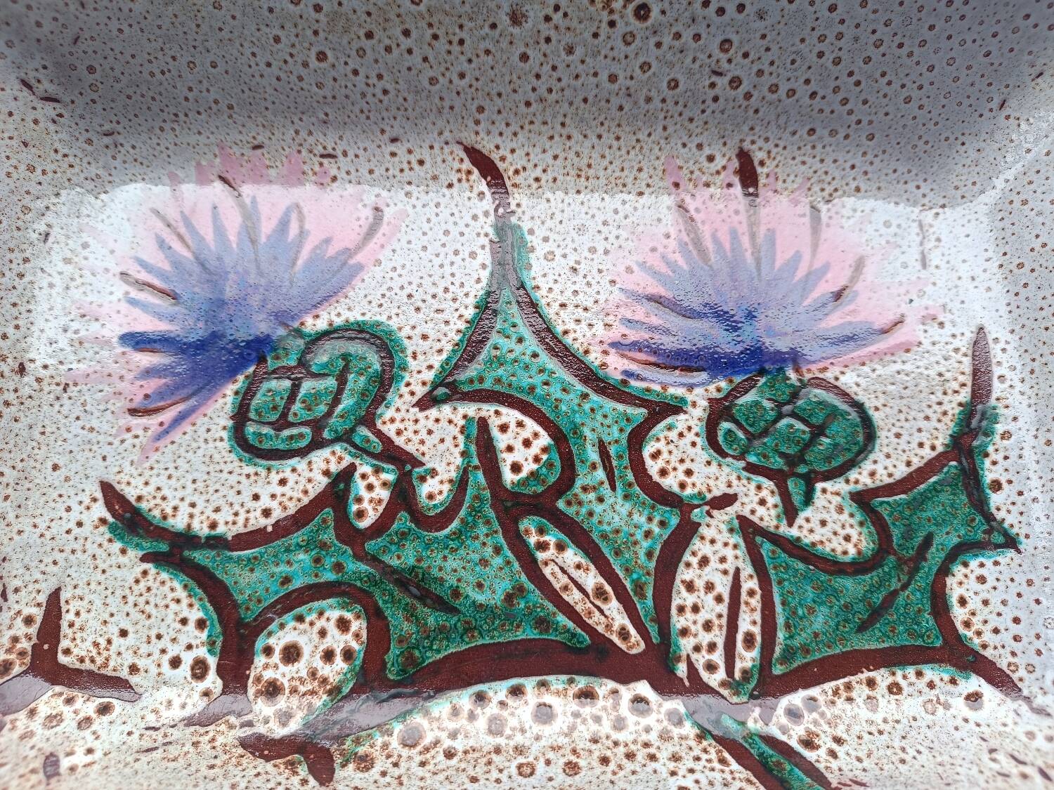 Vallauris thistle dish