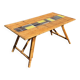 dining room table with tiles from Roger Capron