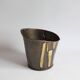 Cache-pot moderniste en cuivre, années 1950.