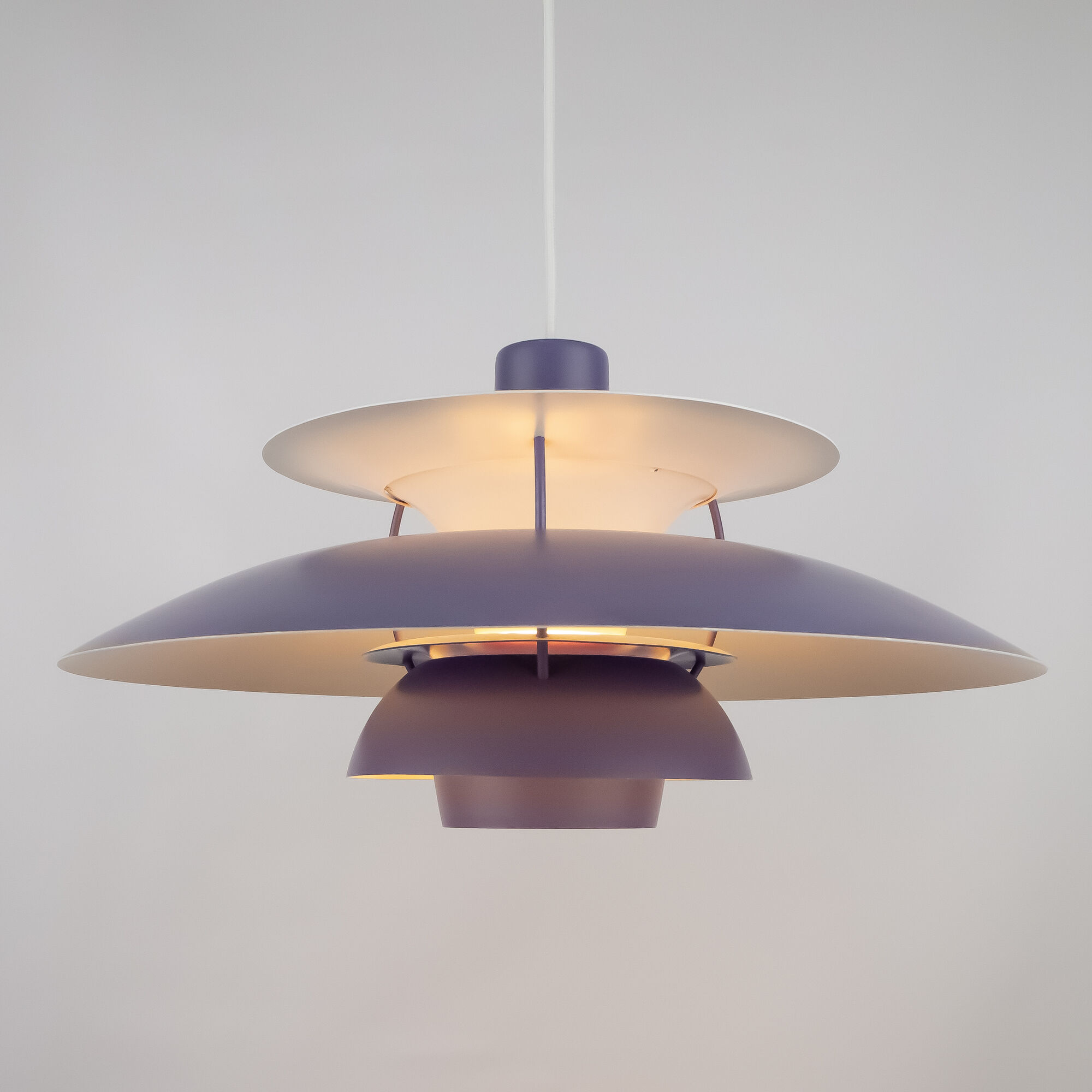 Danish vintage pendant lamp PH 5 by Poul Henningsen, Louis Poulsen, 1958