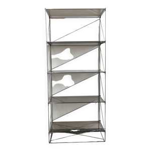 Étagère métal et verre