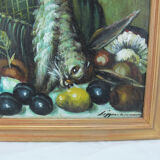 Still life, oil on canvas signed