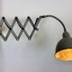 Grey Industrial Scissor Wall Lamp from Elektroinstala, 1960s