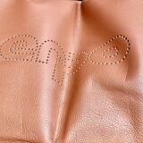 "Erpo" high designer leather armchair