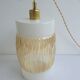 Vintage glass hanging lamp