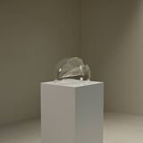 Rare grande sculpture abstraite en verre de Toni Zuccheri pour VeArt, années 1970, Italie