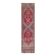 1970s Turkish Oushak Handmade Wool Cotton Red Runner Rug 81x275