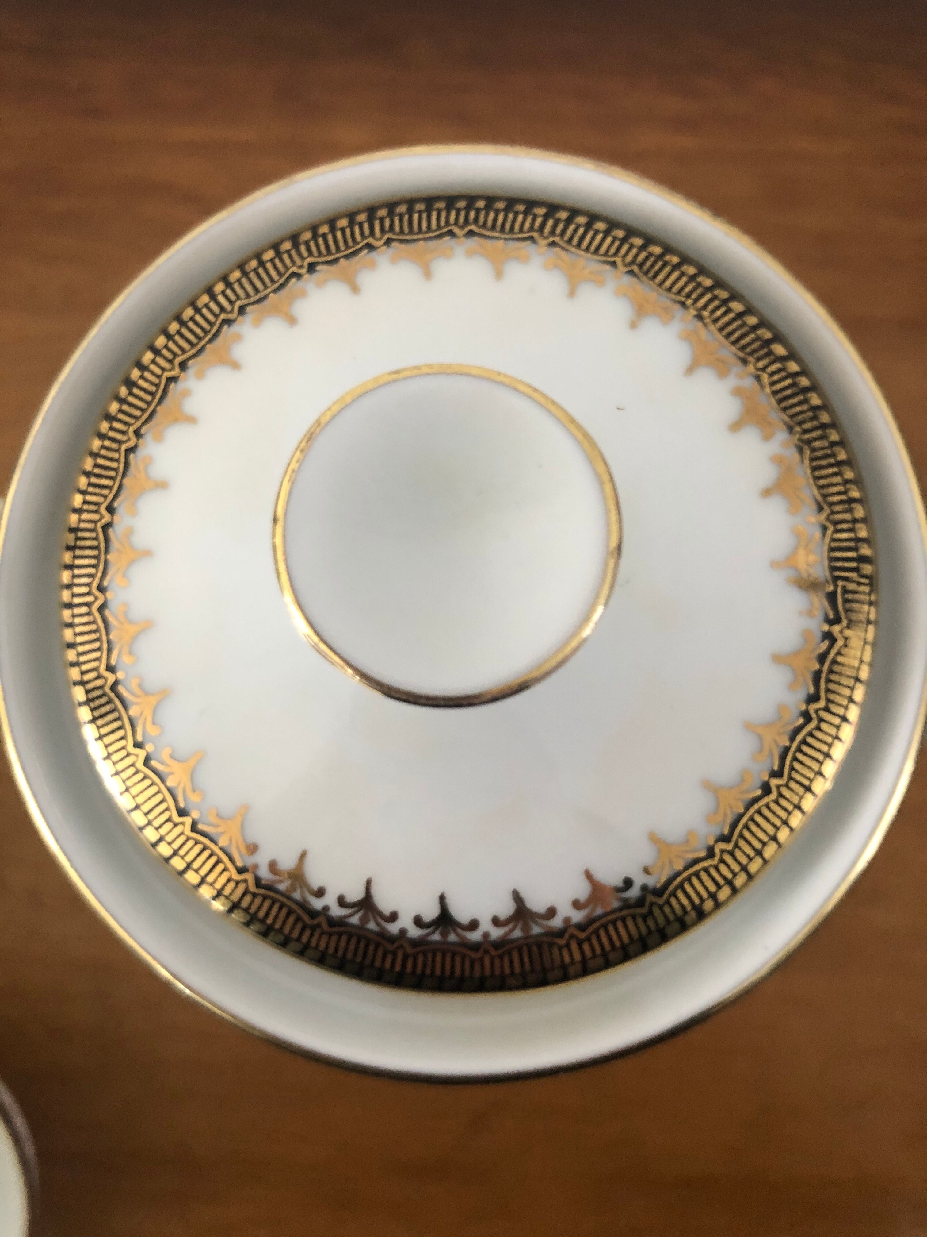 Winterling Bavaria white and gilded porcelain coffee set