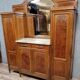 Art Nouveau period sideboard in mahogany and amboyna burl circa 1900
