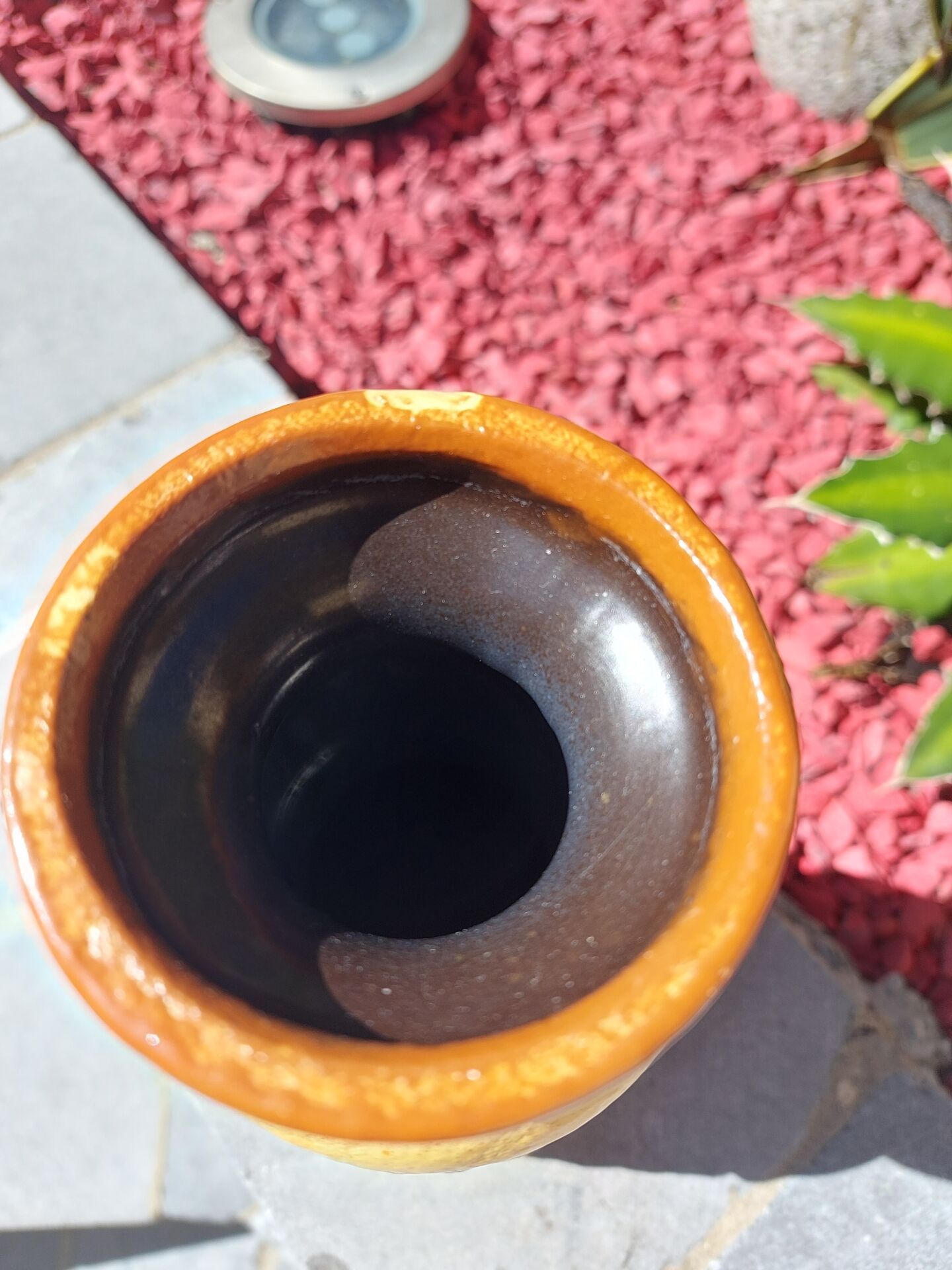 Vintage Fat Lava vase by Veb Haldensleben - 1970s
