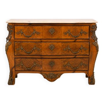 Curved commode in Louis XV style - Europe, 20th century