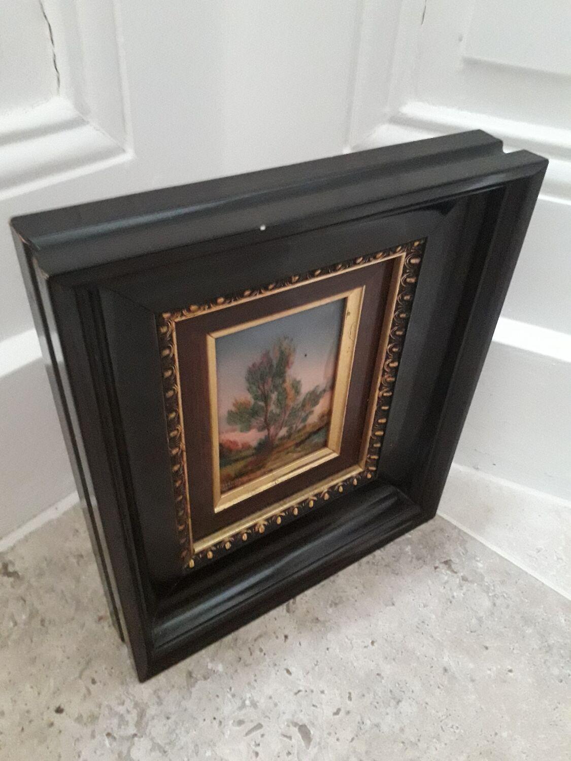 Limoge enamel painting by Betourne