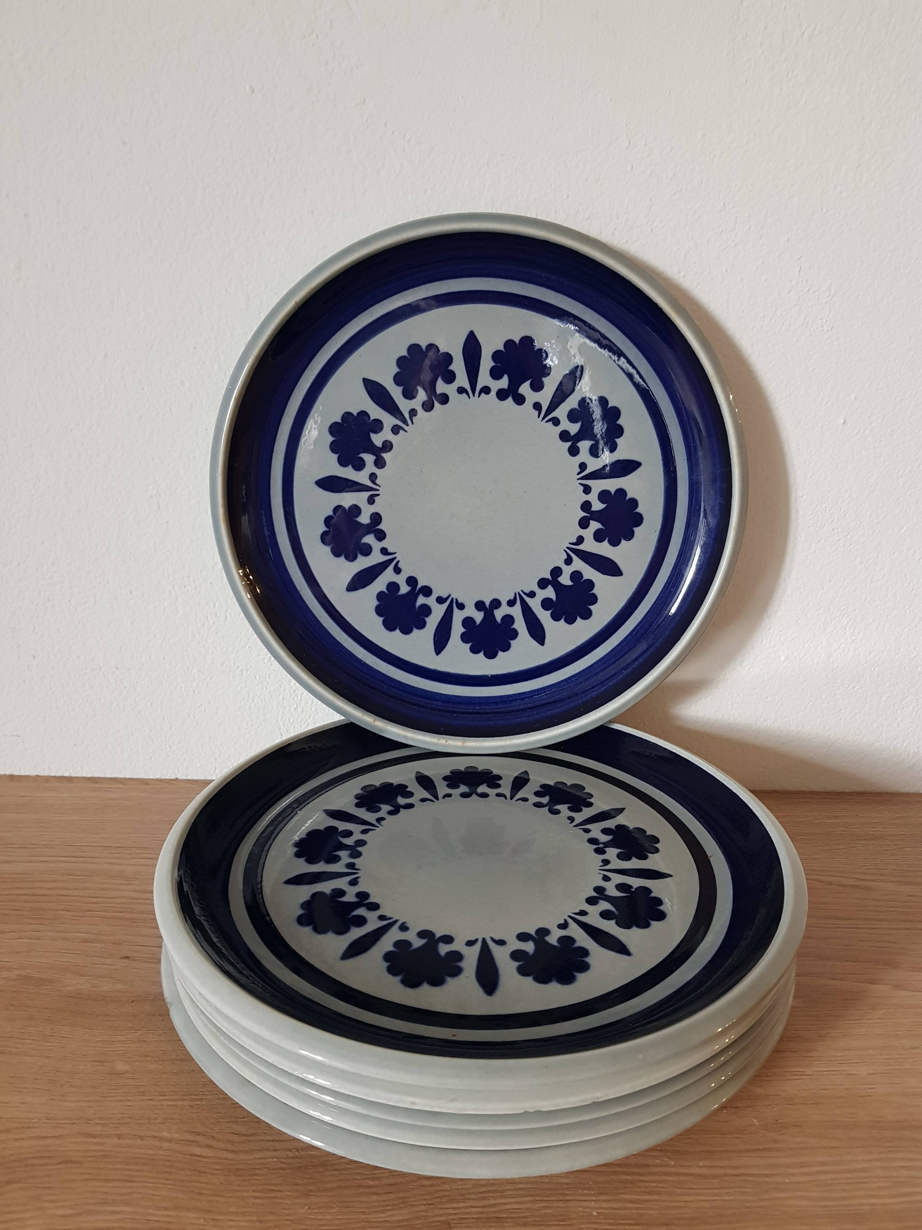 6 Assiettes plates BOCH-Belgium - Baltic