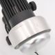 Clip lamp or wall lamp in aluminum and black plastic, 1980s