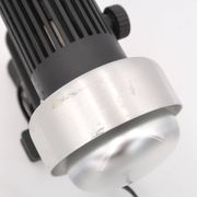Clip lamp or wall lamp in aluminum and black plastic, 1980s