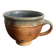 Grande tasse en grès Pierre Digan – bleu gris et terre cuite
