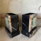 Pair of Art Deco marble and onyx bookends