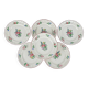 Set de 6 assiettes à dessert KG Lunéville – modèle Réverbère