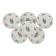 Set de 6 assiettes à dessert KG Lunéville – modèle Réverbère