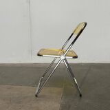 Folding Chair Model Plia Italian Mid-Century Modern Space by Giancarlo Piretti for Castelli, 1960s