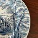 8 blue & white plates