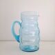 Doyen Tiered Blue Glass Carafe
