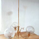 Vintage chandelier 3 globes