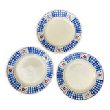 Three Digoin Gerardmer dessert plates