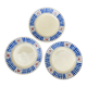 Three Digoin Gerardmer dessert plates