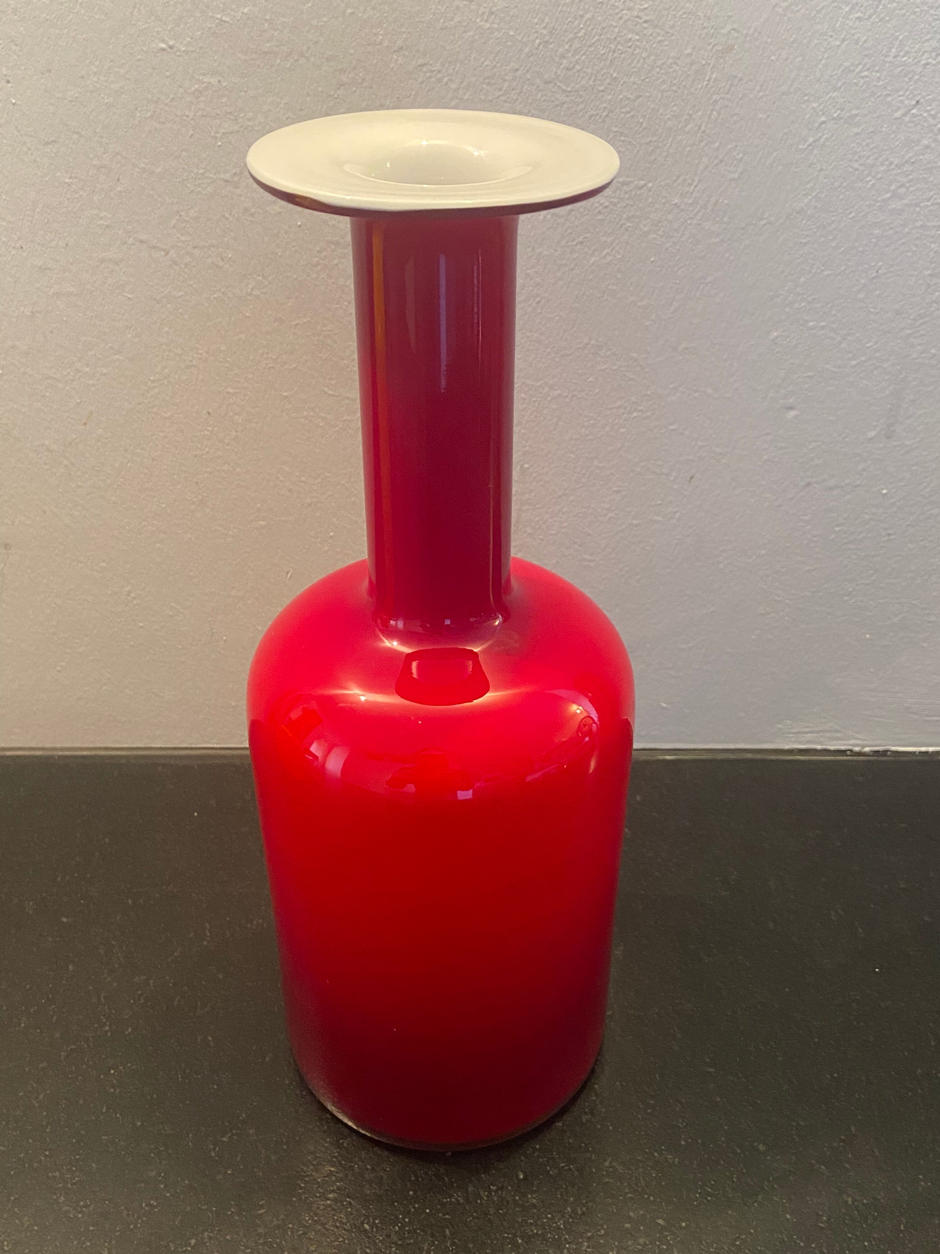 Set two of Scandinavian glassworks Holmegaard c.1960