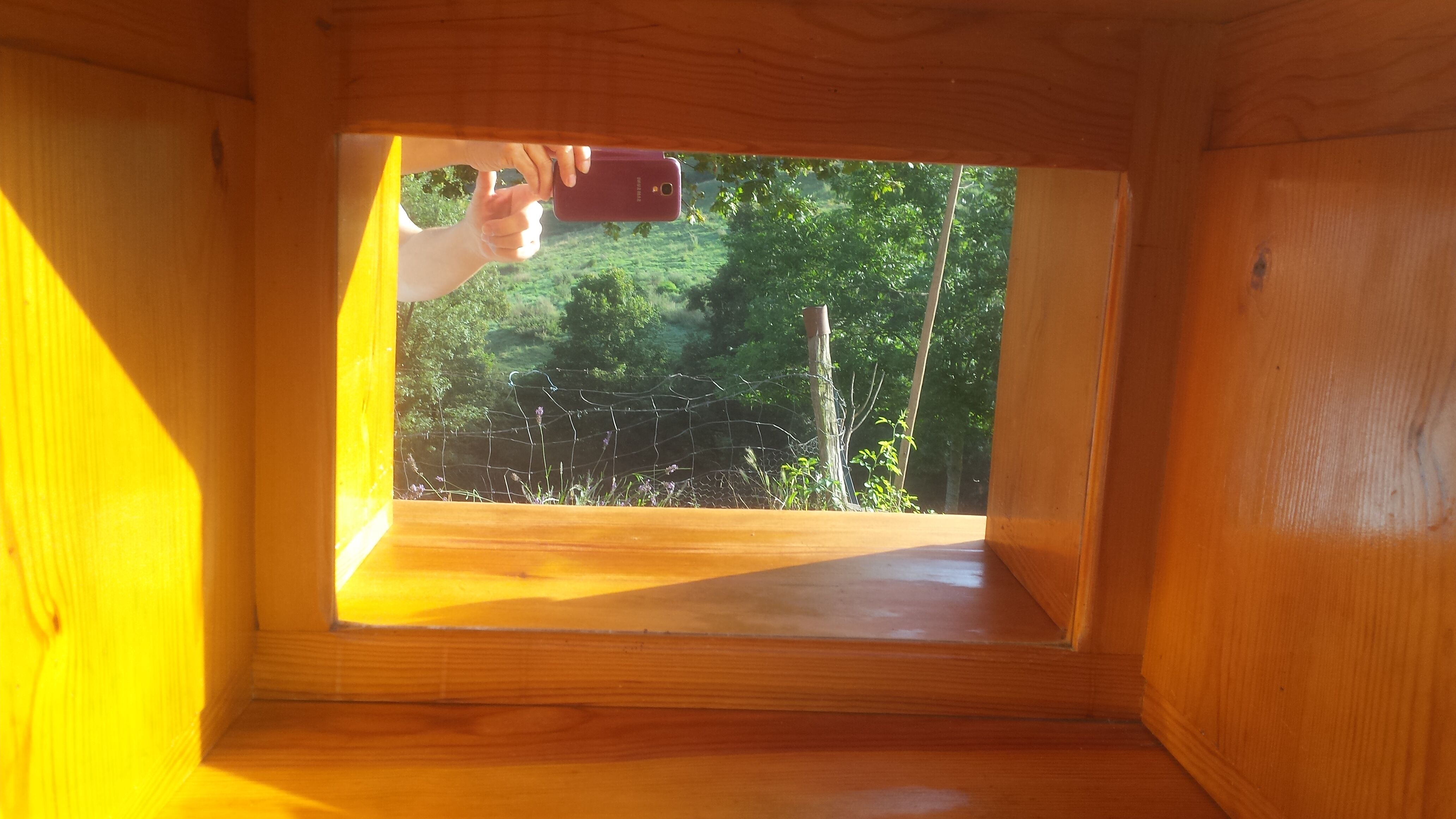 Mado sideboard in solid wood, wooden top