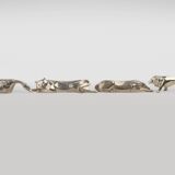 Complete Menagerie by Edouard Marcel Sandoz for Christofle Gallia, France