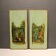 2 panneaux peinture romantique
