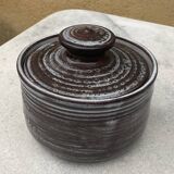 Roger collet, cups and sugar bowl, vallauris, ceramics, 1970