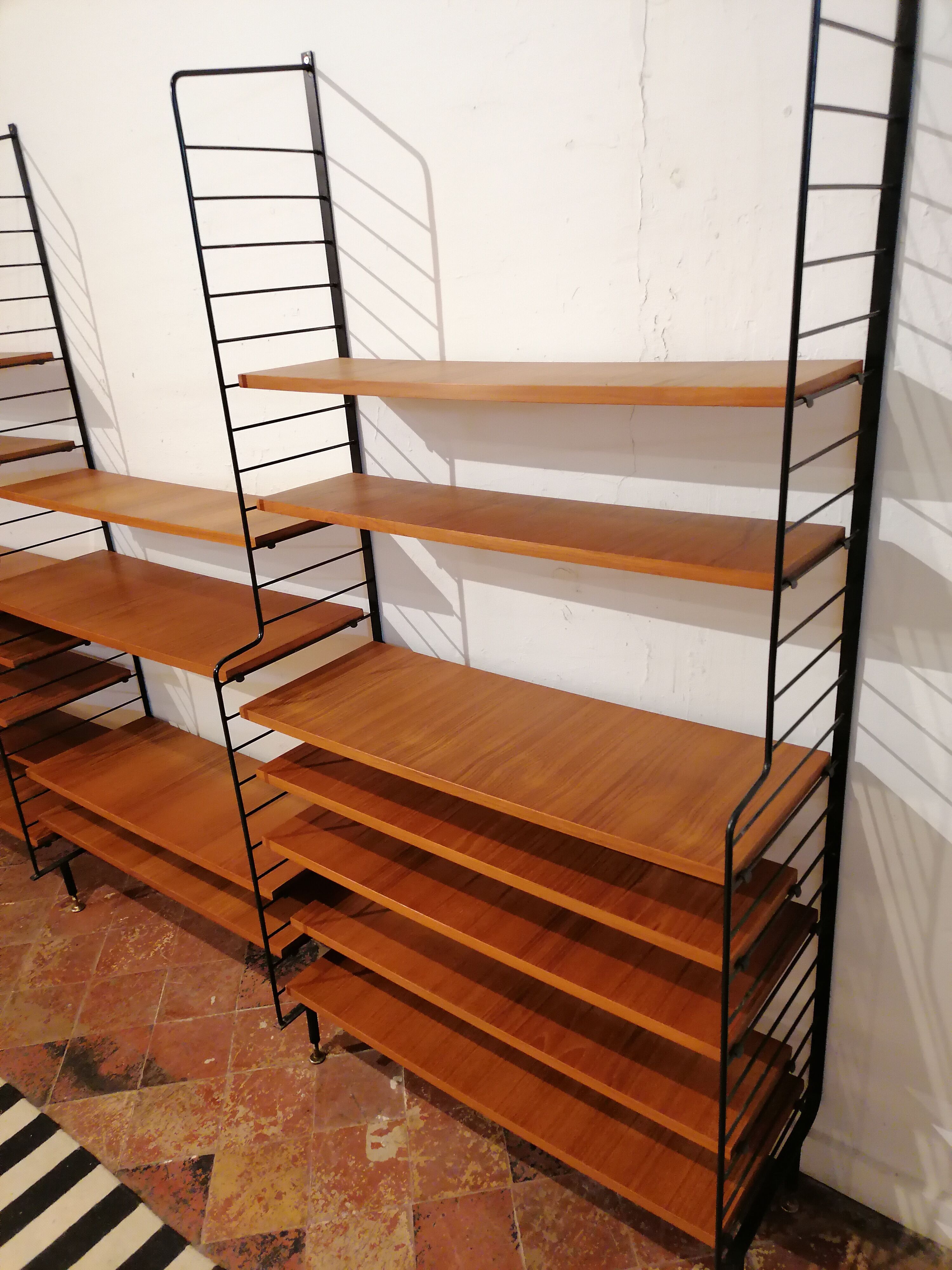 String wall shelf system, 1960s
