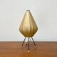 Mid-century minimalist tripod table lamp Cocoon by Artimeta, 1960s.