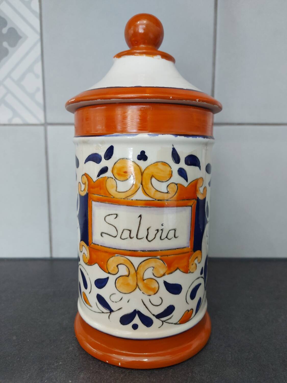 Old apothecary jar