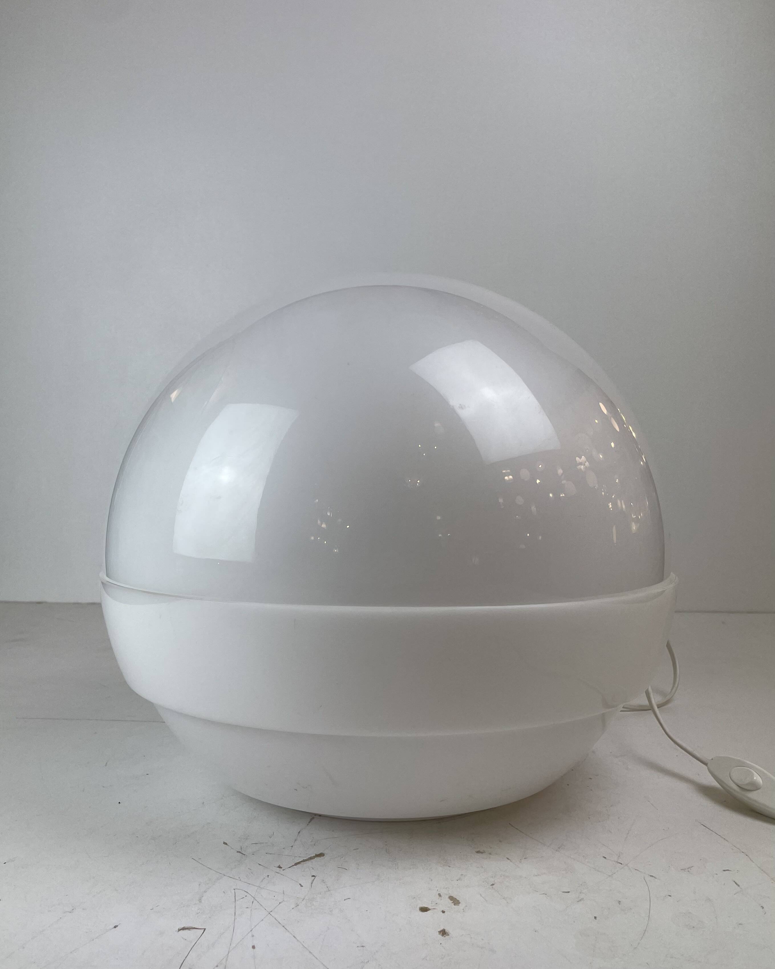 Globe 4732, Space-Age Table Lamp by André Ricard for Metalarte, Spain, 1970