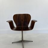 Mid-Century Plywood Focus Chair by A. Belokopytoff for Westnofa