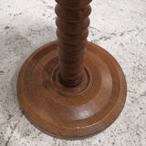 Art Deco wooden pedestal table