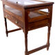 Console de bijoutier en teck birman ancien