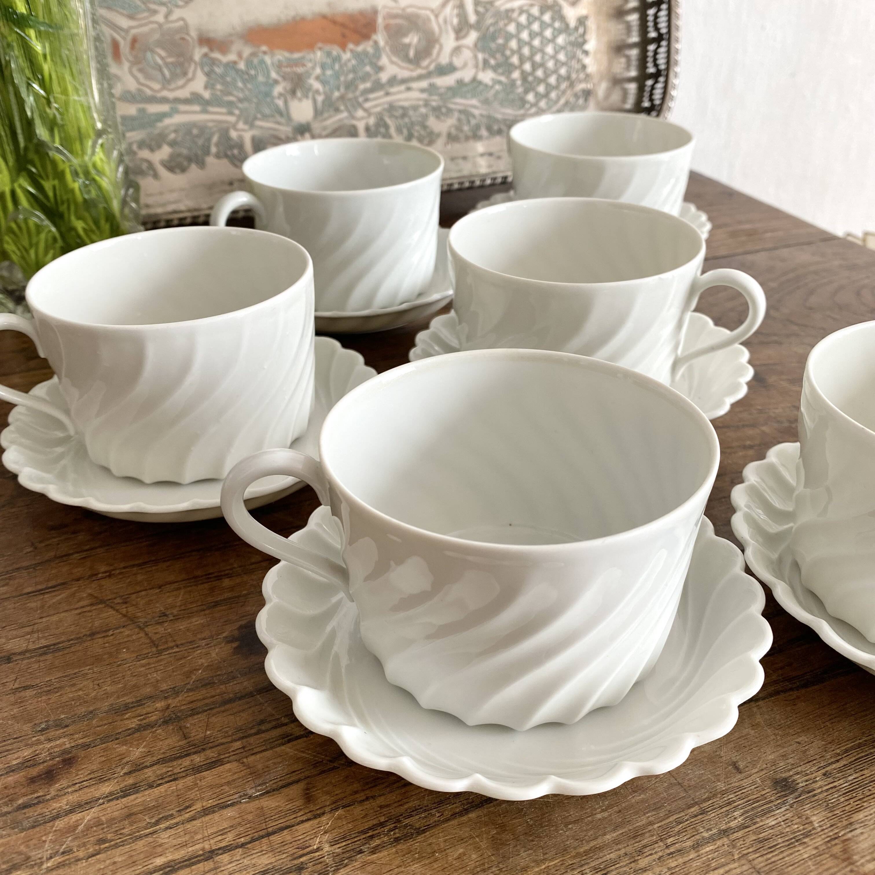 Haviland Limoges porcelain cups