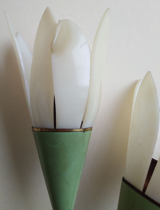 "Flower" wall sconces - 1950s/60s