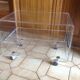 Table basse plexiglas  vintage David Lange année 70