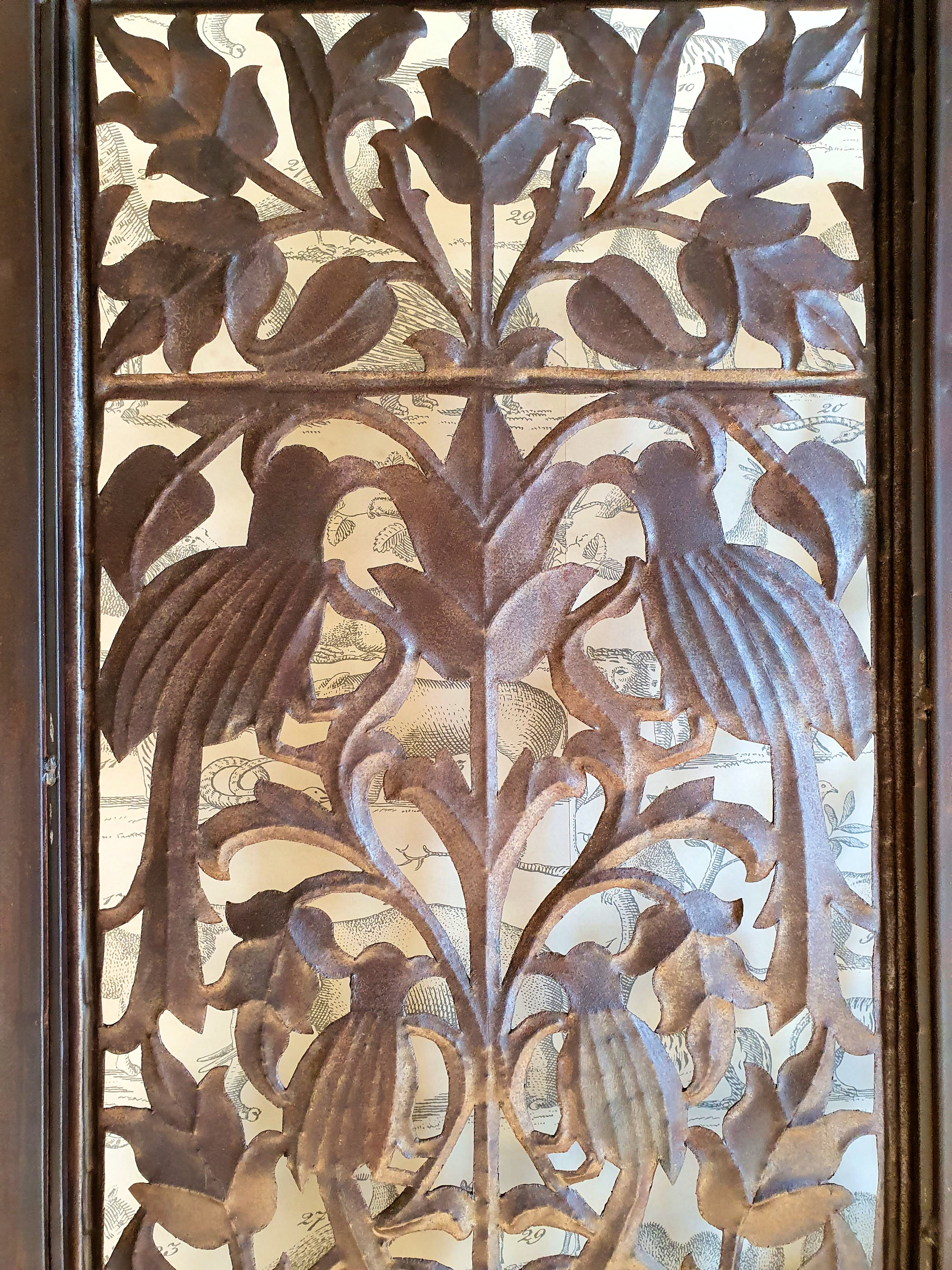 Cut metal screen