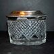 Old box in silver and cut crystal germany hallmark 833