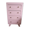 Vintage pink and gold revamped chiffonier